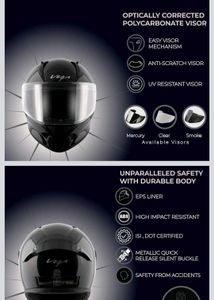 Vega Helmet With Free Mercury Visor