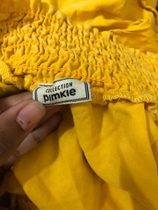 Pimkie Yellow Stylish Top