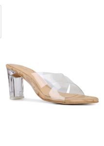 Transparent Slip On Sandal