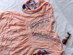 Nude Top Patchwork