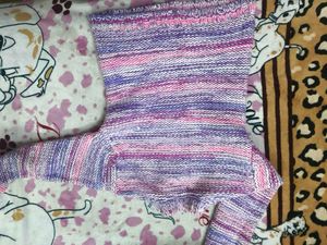 Cute Multicolour Knit Sweater for 5-7 years girl