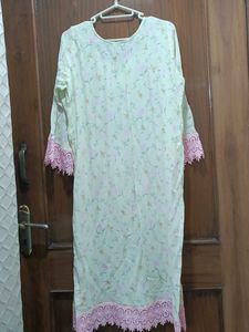 Floral Print Kurta