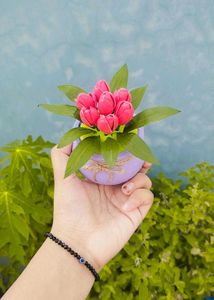 Handmade Cute Tulip Vase
