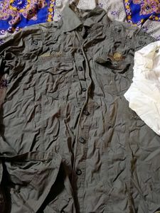 4 Cotton Shirts, Both Are Use But Not Damage