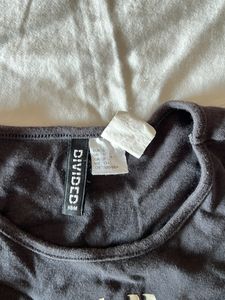 H&amp;M Grey Crop Top