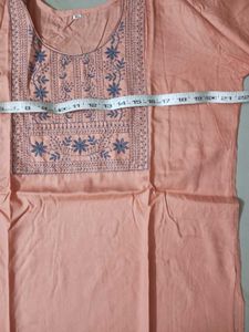 New Cotton Kurti With Thread Work