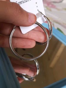 Silver Hoop Earrings