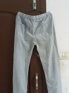 Grey Flexible Jeggings