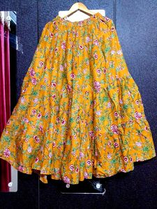 New Floral Ethnic Skirt🧡