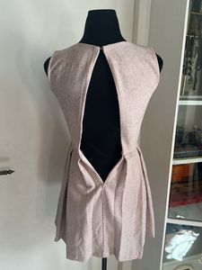 Forever 21 blush metallic Skater Dress