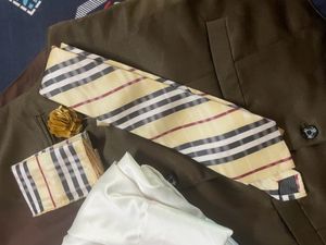 Satin Shirt Waist Coat And Tie Set
