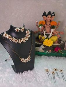 Floral Pearl Jewelry Set