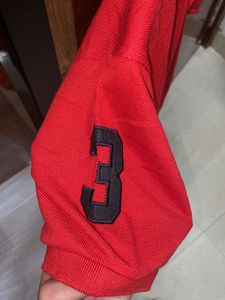 Us Polo New Red Tshirt Men
