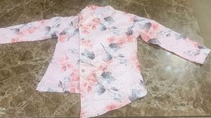 Floral Print Boys Kurta Shirt