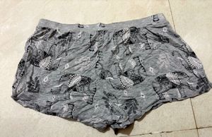 Elephant Print Lounge Shorts