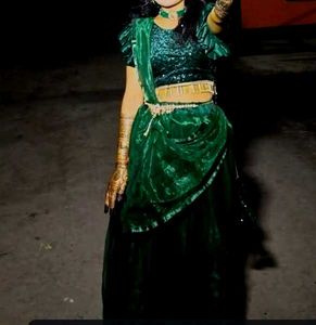Green Lehenga Choli