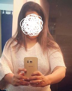 Off White Casual Top With Smart Look