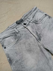 Stylish Gray Denim Jeans