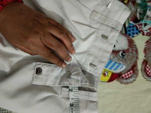 school uniform white short