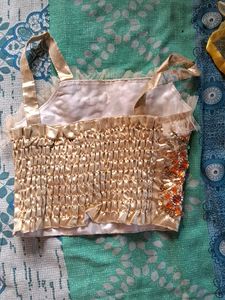 Stone Work Midi Type Dress For Kids