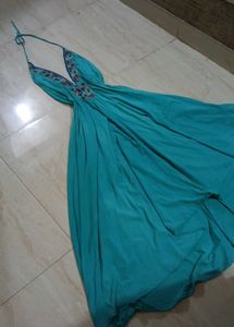 Vintage Beaded Long Dress