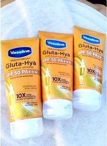 Pack Of 3 ❤️ Vaseline Gluta Hya Sunscreens ✅