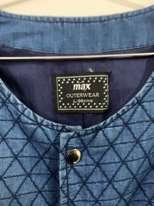 DENIM PUFFER JACKET