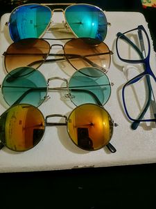 🔥🔥Huge Sale Of Goggles 😎4 Sunglasses & 1 Specx