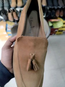 Men's Tan Suede Loafers(45 size)
