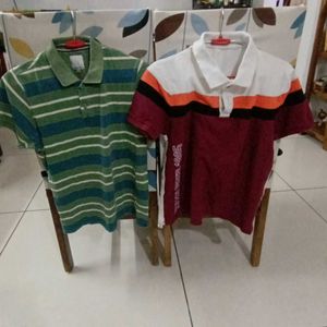 Striped Polo T-Shirts