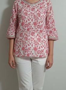 Floral Print short kurti