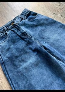 Denim Straight Leg Jeans