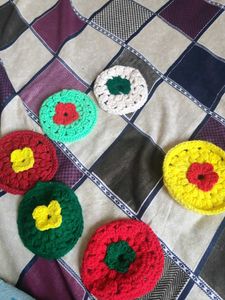 Handmade Crochet Coasters