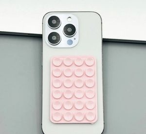 Trendy Pink Air Suction Phone Holder