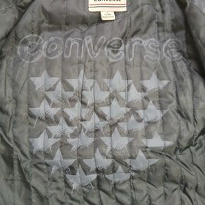 1990s Converse Bomber Jacket Grey