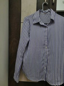 Classic Blue &amp; White Striped Shirt