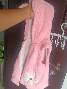 Cute Pink Fuzzy Vest