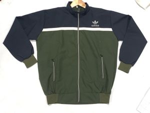 Adidas Green & Navy Zipper Jacket Chest 45 Inch