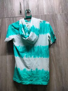 Kappa Tie Dye Hoodie Tee