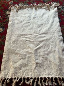 Vintage Floral Embroidered Wall Hanging