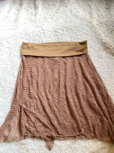 Y2K net skirt