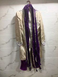 Designer Wedding Suit For Men - Golden Color