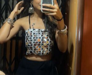 Fancy Blouse With Gagra