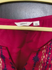 Maroon/Dark Pink Shade Kurthi