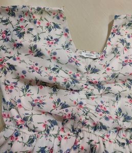 Branded White Flora Birthday Dress