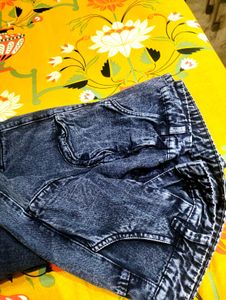 Vintage Acid Wash Cargo Pants