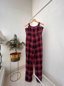 Multicolour Checkered Jumpsuit 💙