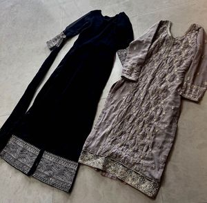 Black Kurta Set Nd Single Kurti
