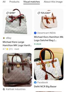 Michael Kors Large Hamilton Mk Logo