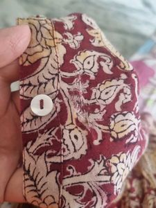 Kalamkari Short Kurti - L